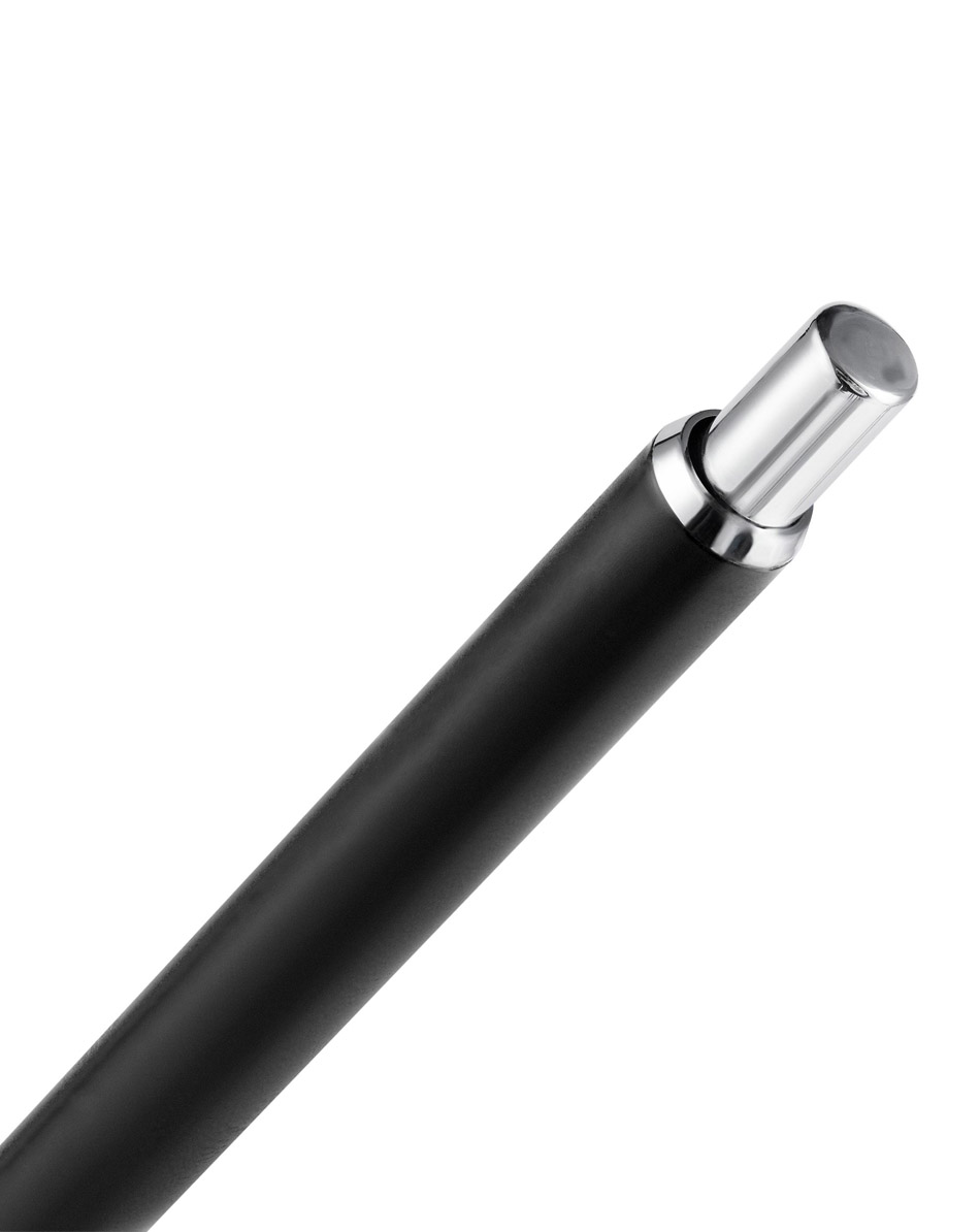Ручка шариковая Slim Beam без клипа, черная