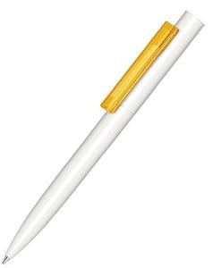 Ручка Senator Headliner Polished Basic, белый/желтый