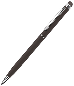Ручка шариковая лакированная "TOUCHWRITER", со стилусом, черная