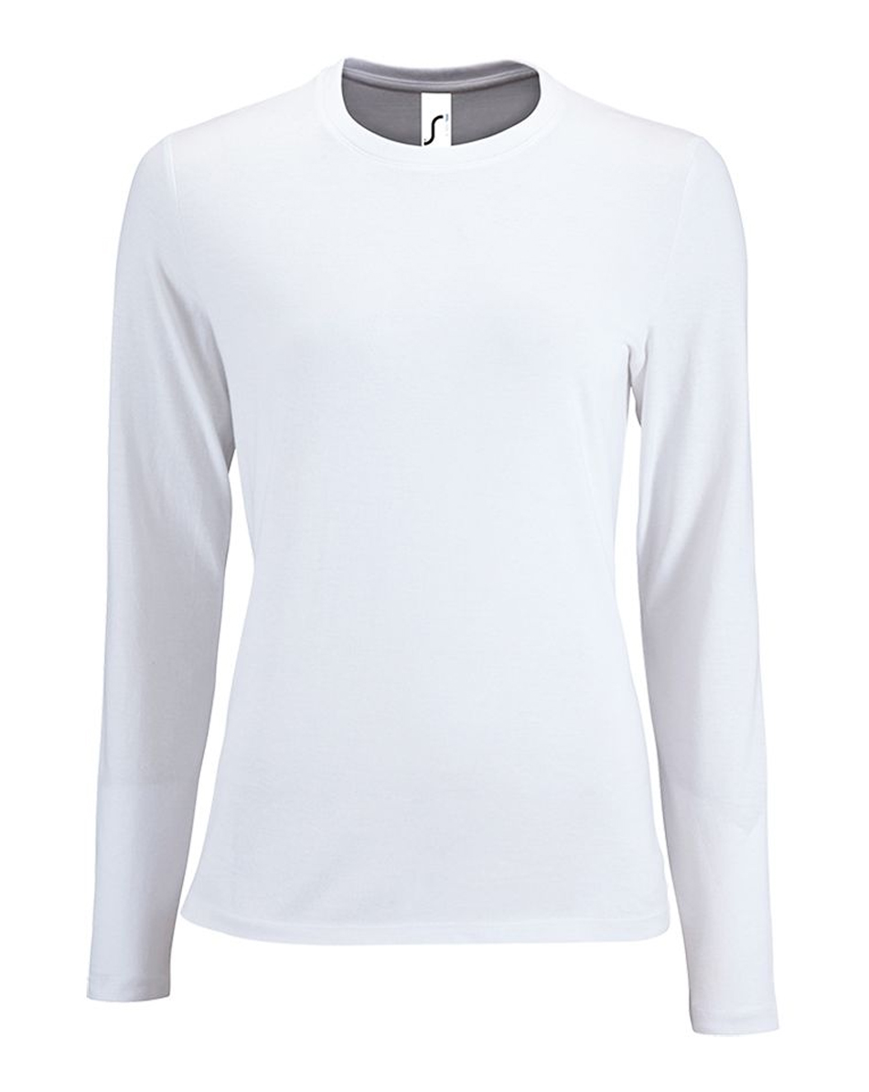 Футболка с длинным рукавом Imperial LSL Women, белая