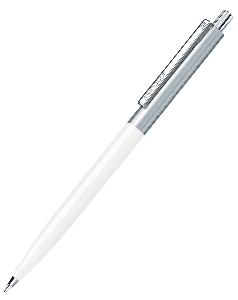 Шариковая ручка Senator Point Polished Metal, белая