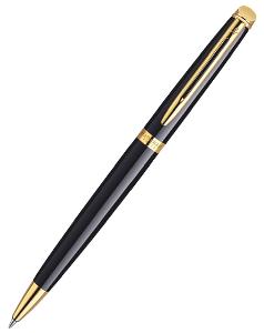 Ручка шариковая Waterman Hemisphere, черный, золотистый