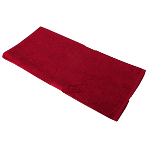 Полотенце махровое "Soft Me Medium" 100х50 см., красное