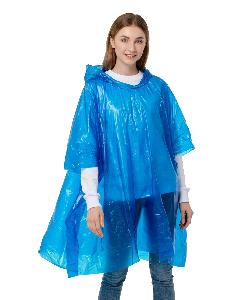 Дождевик пончо RainProof, тонкий 18 мкр (печать на чехле)