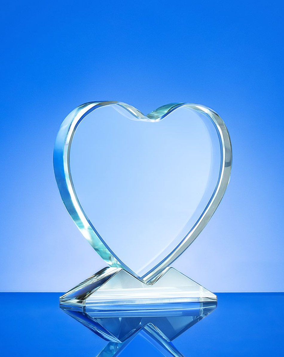 Стела Pictory Heart, прозрачная
