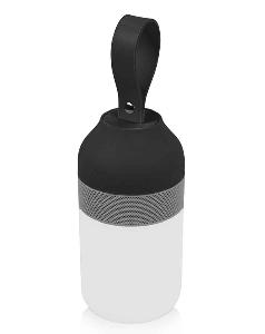 Беспроводная колонка «Lantern» со встроенным светильником, IPX4, черный/серебристый/белый