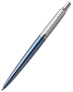 Ручка шариковая Parker Jotter Essential, голубой/серебристый