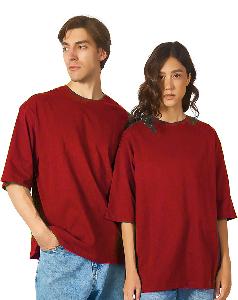 Футболка оверсайз унисекс "Base Trend" 140 - 150 гр., красная