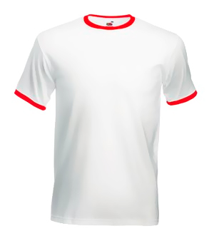 Футболка мужская "Ringer T" 160 г., удлиненная с контрастной отделкой