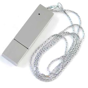 USB флэшка "Кулон "  (глянцевый металл)