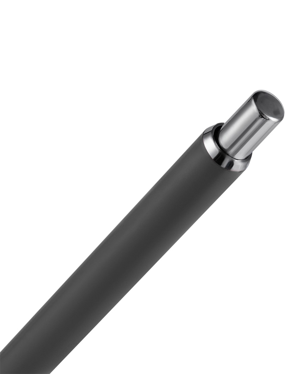 Ручка шариковая Slim Beam без клипа, серая