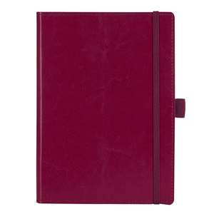 Ежедневник Soft Book, мягкая обложка, недатированный, бордовый
