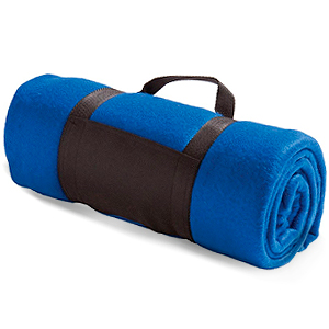 Дорожный флисовый плед Soft Voyager, синий