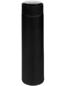 Смарт-бутылка с заменяемой батарейкой Long Therm Soft Touch, черная