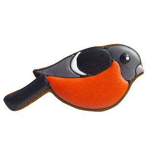 Набор имбирного печенья "Fire Birds", снегири