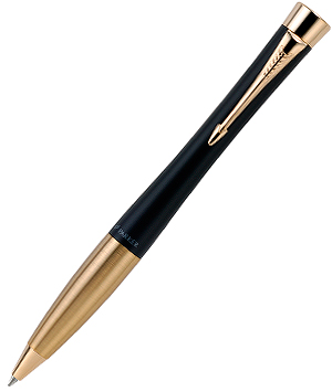 Ручка шариковая Parker модель Urban Muted Black GT в футляре