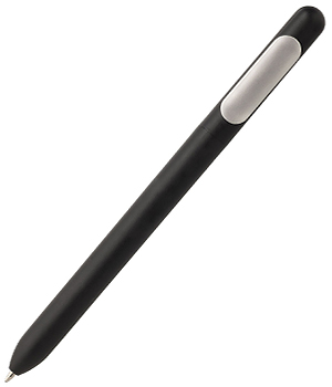 Ручка шариковая "Slider Silver", черная