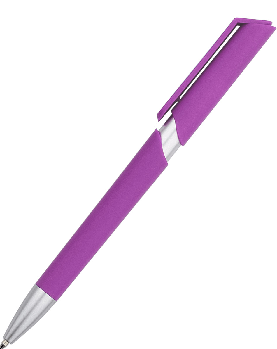 Ручка ZOOMER SOFT TOUCH, фиолетовая (сиреневая)