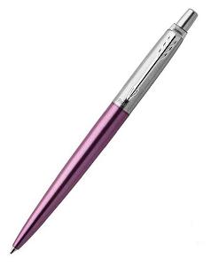 Ручка шариковая Parker Jotter Essential, фиолетовый/серебристый