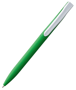 Ручка шариковая "Pin Soft Touch", зеленая