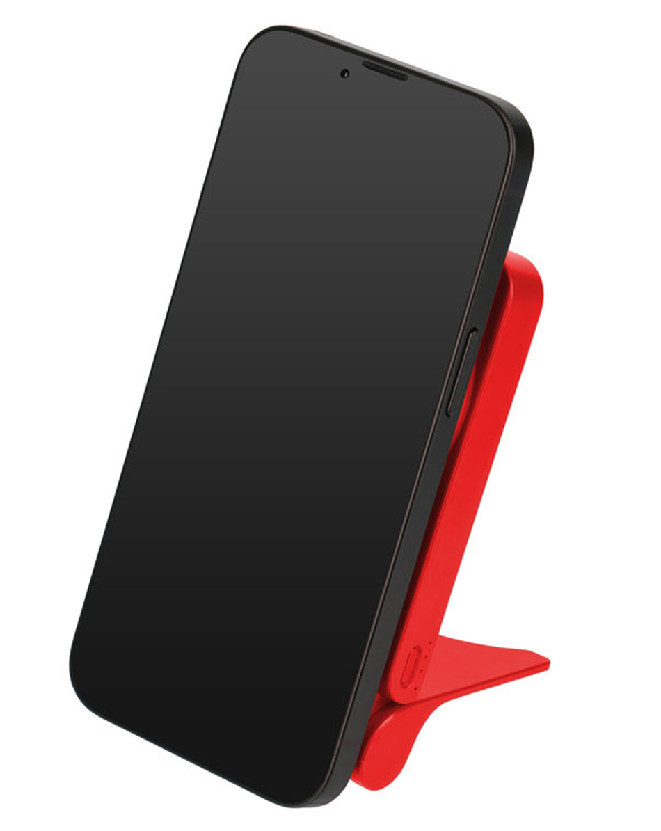Магнитный внешний аккумулятор «MagnIQ», 5000 mAh, красный