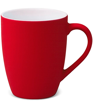 Кружка Best Morning c покрытием софт-тач, красная