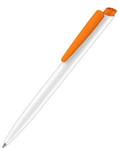Ручка Senator Dart Basic Polished бело-оранжевый