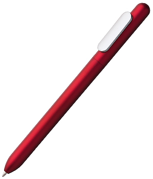 Ручка шариковая "Slider Silver", красная
