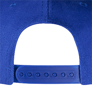 Бейсболка "Unit Snapback", 6 клиньев, с прямым козырьком, ярко-синяя