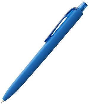 Ручка трехгранная "Prodir DS8 PRR-Т" софт-тач, голубая