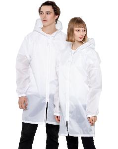 Дождевик "Rainman Zip, Strong" (на молнии или кнопках), белый