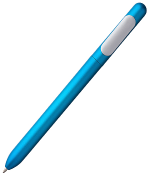 Ручка шариковая "Slider Silver", голубая