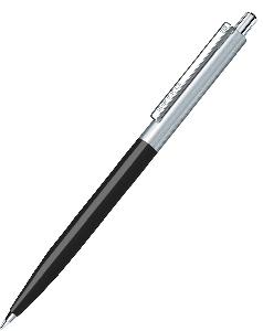 Шариковая ручка Senator Point Polished Metal, черная