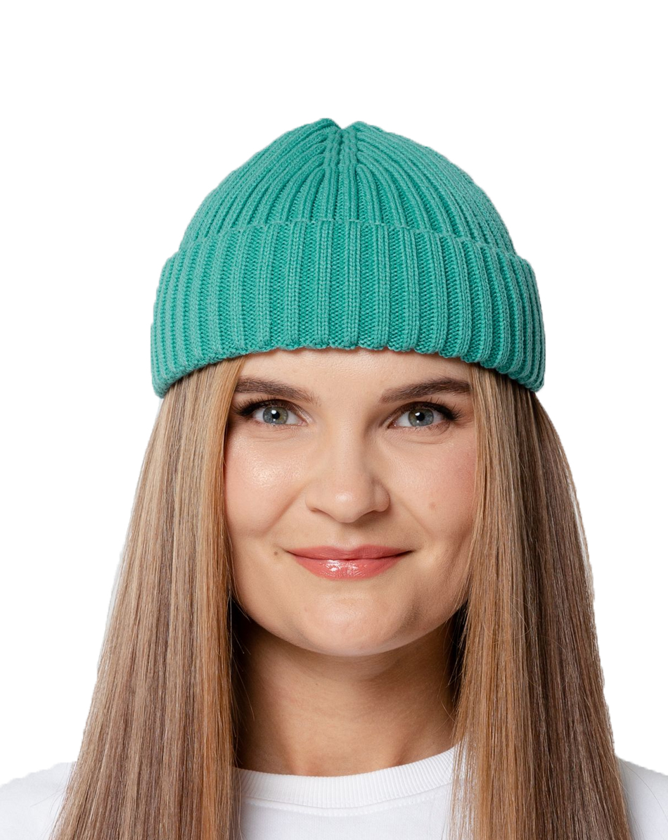 Шапка Hipsta, бирюзовая (тиффани)