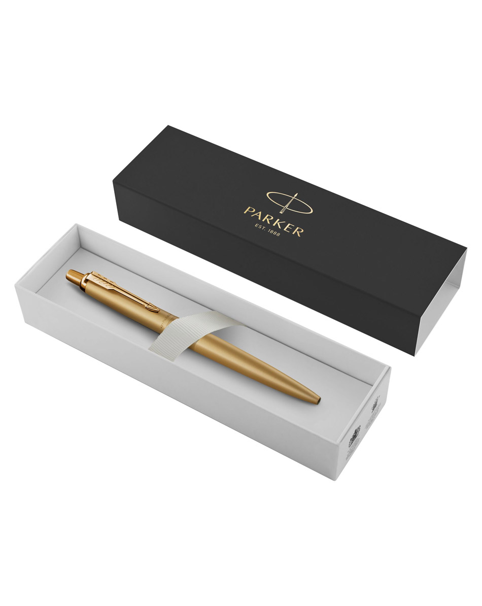 Ручка шариковая Parker Jotter XL Monochrome Gold, золотистая