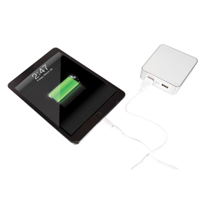 Универсальный внешний аккумулятор Brick 6600 mAh, белый