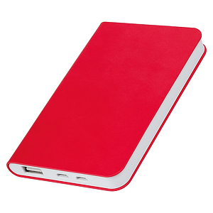 Универсальное зарядное устройство "SOFTI" 4000mAh, красное