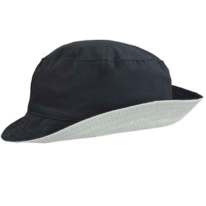 Панама UNIT SUMMER двусторонняя, черная с серым