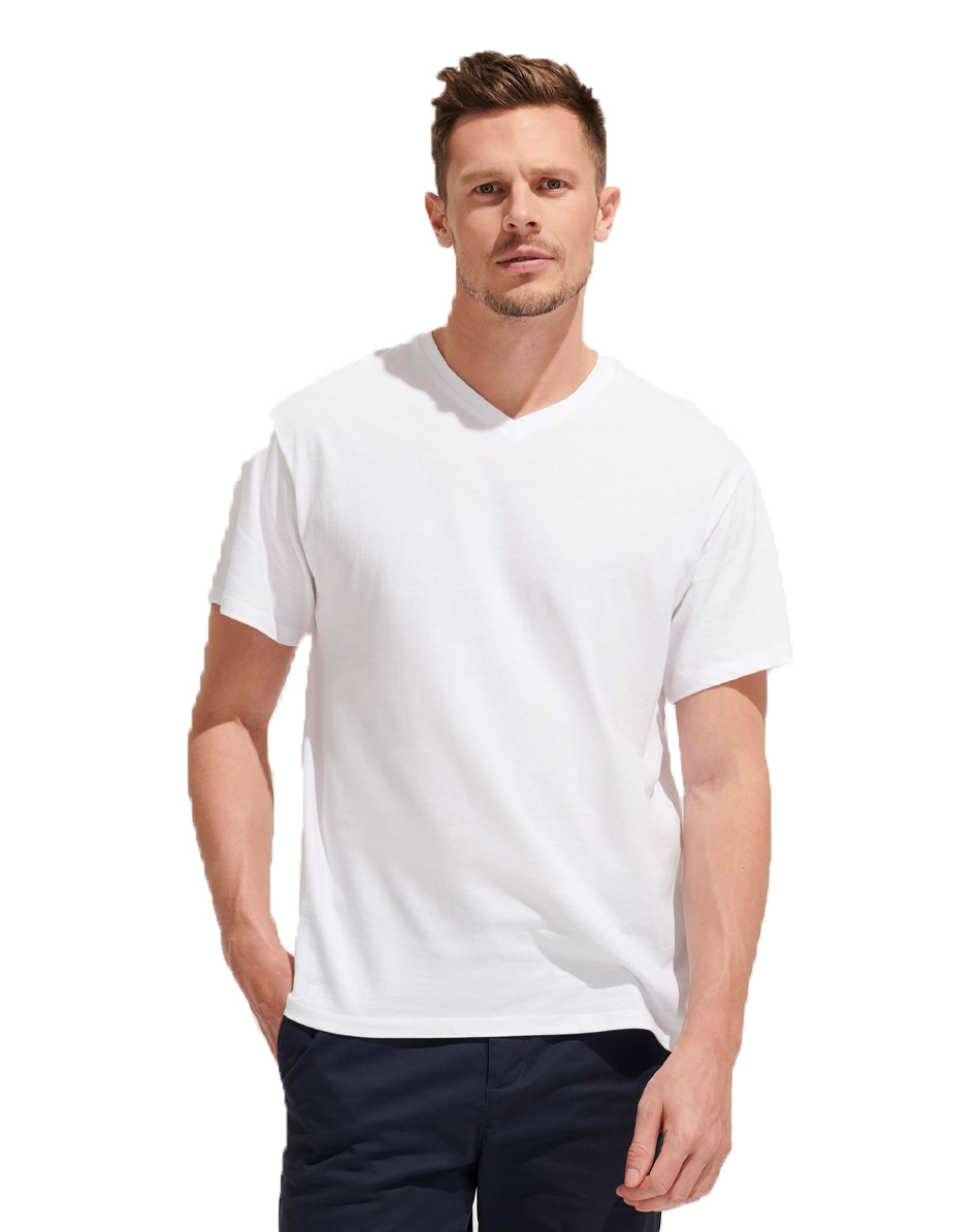 Футболка мужская с V-обр. вырезом VICTORY 150 черная