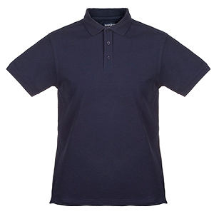 Рубашка поло мужская MORTON, темно-синяя